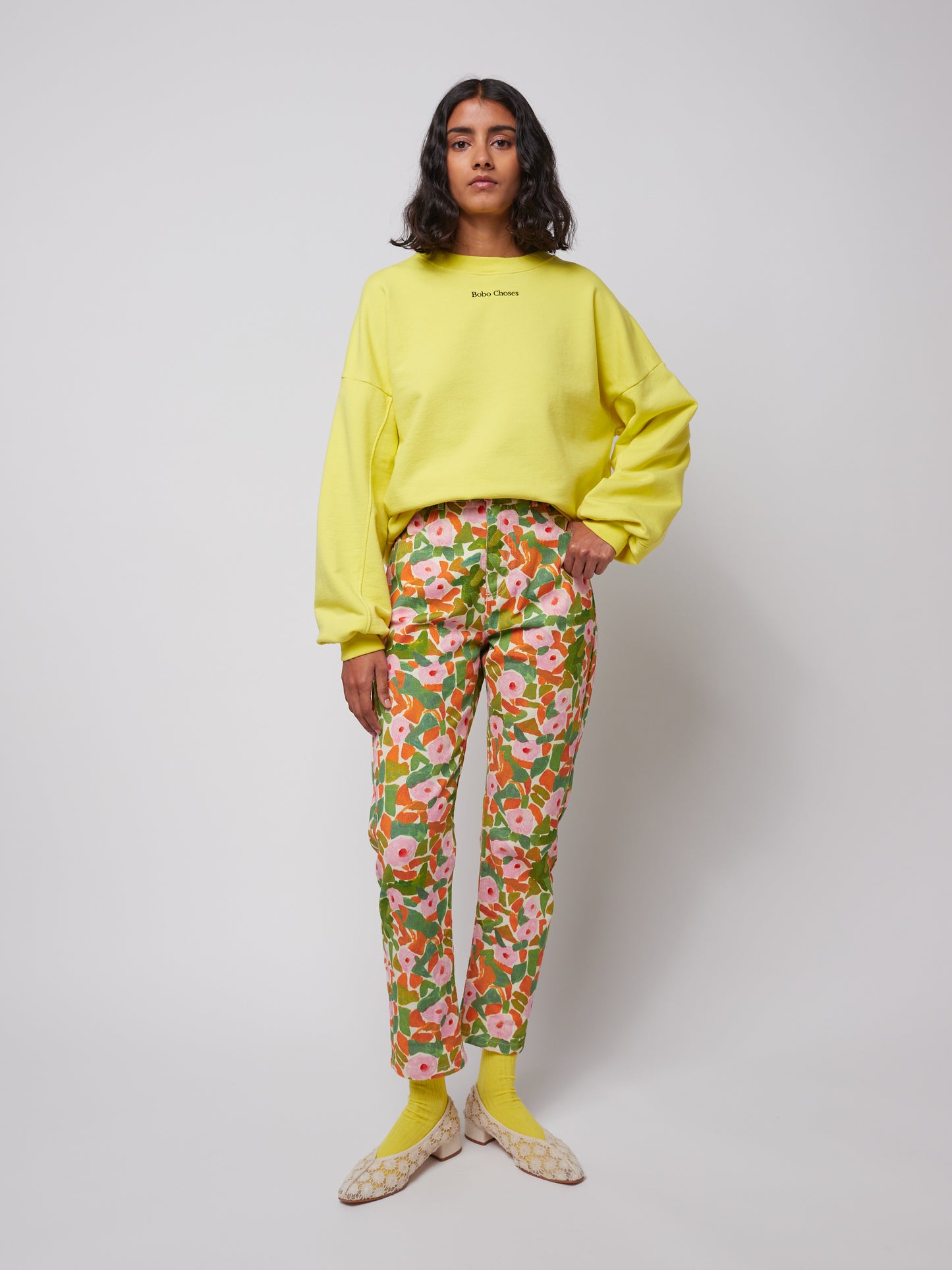 FLORAL JEANS