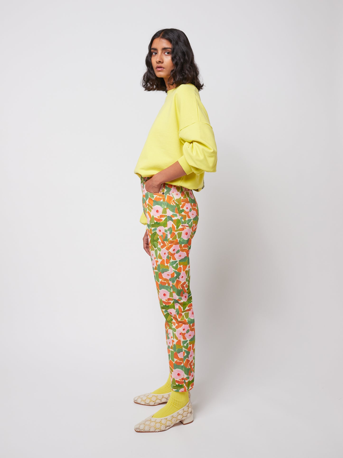 FLORAL JEANS