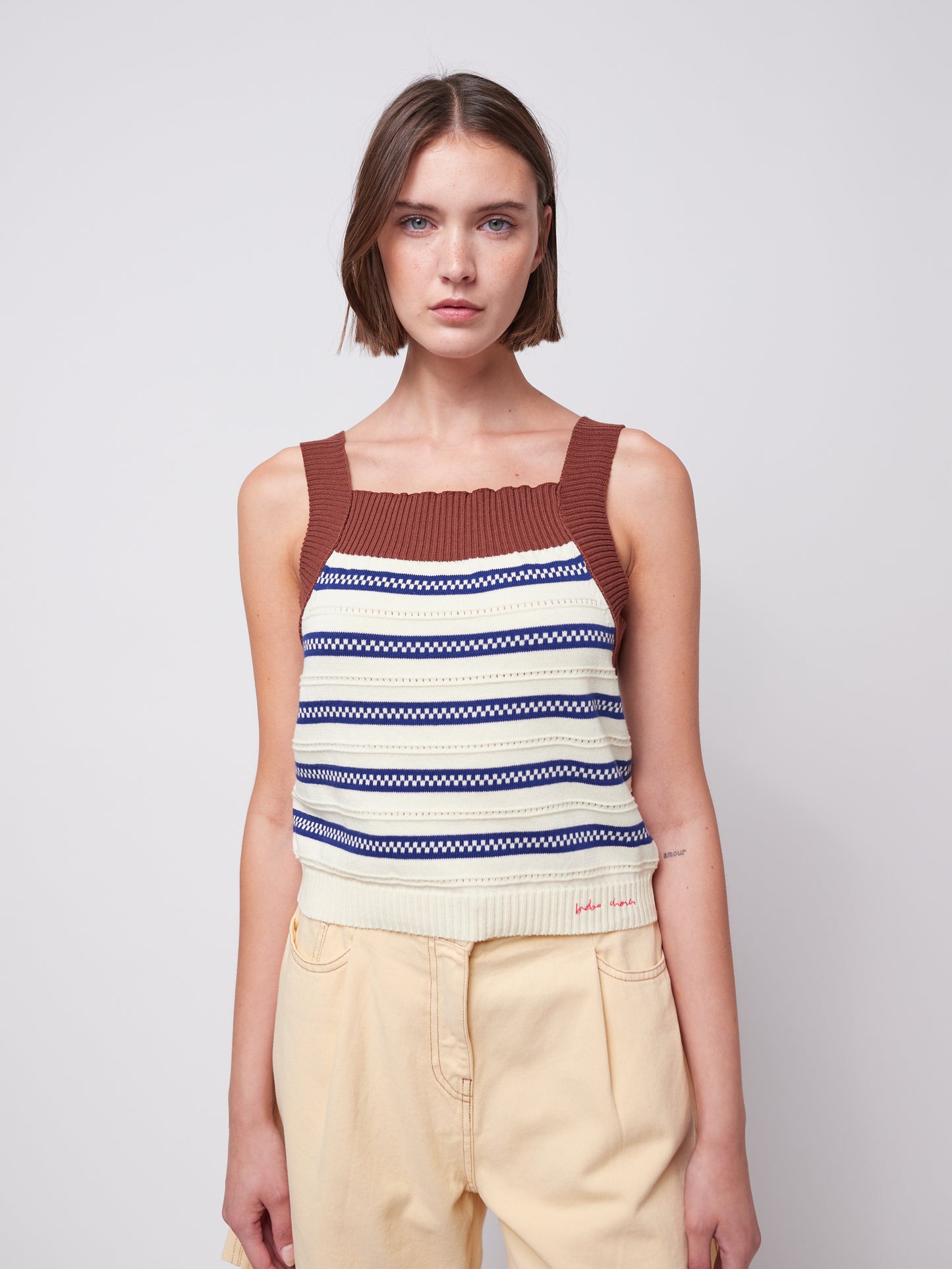 STRIPES VANILLA TANK TOP