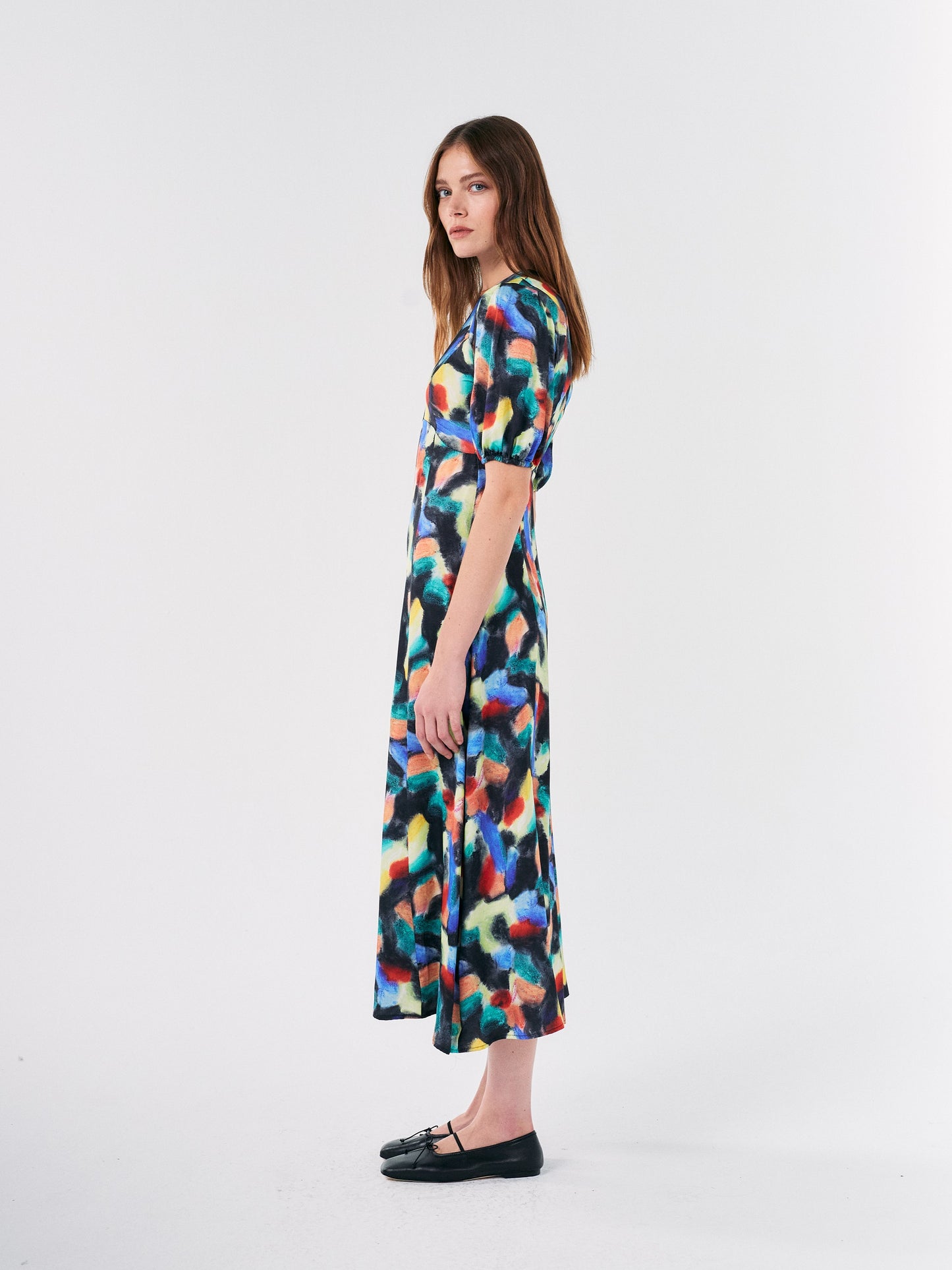 FANTASY WORLD PRINTED DRESS