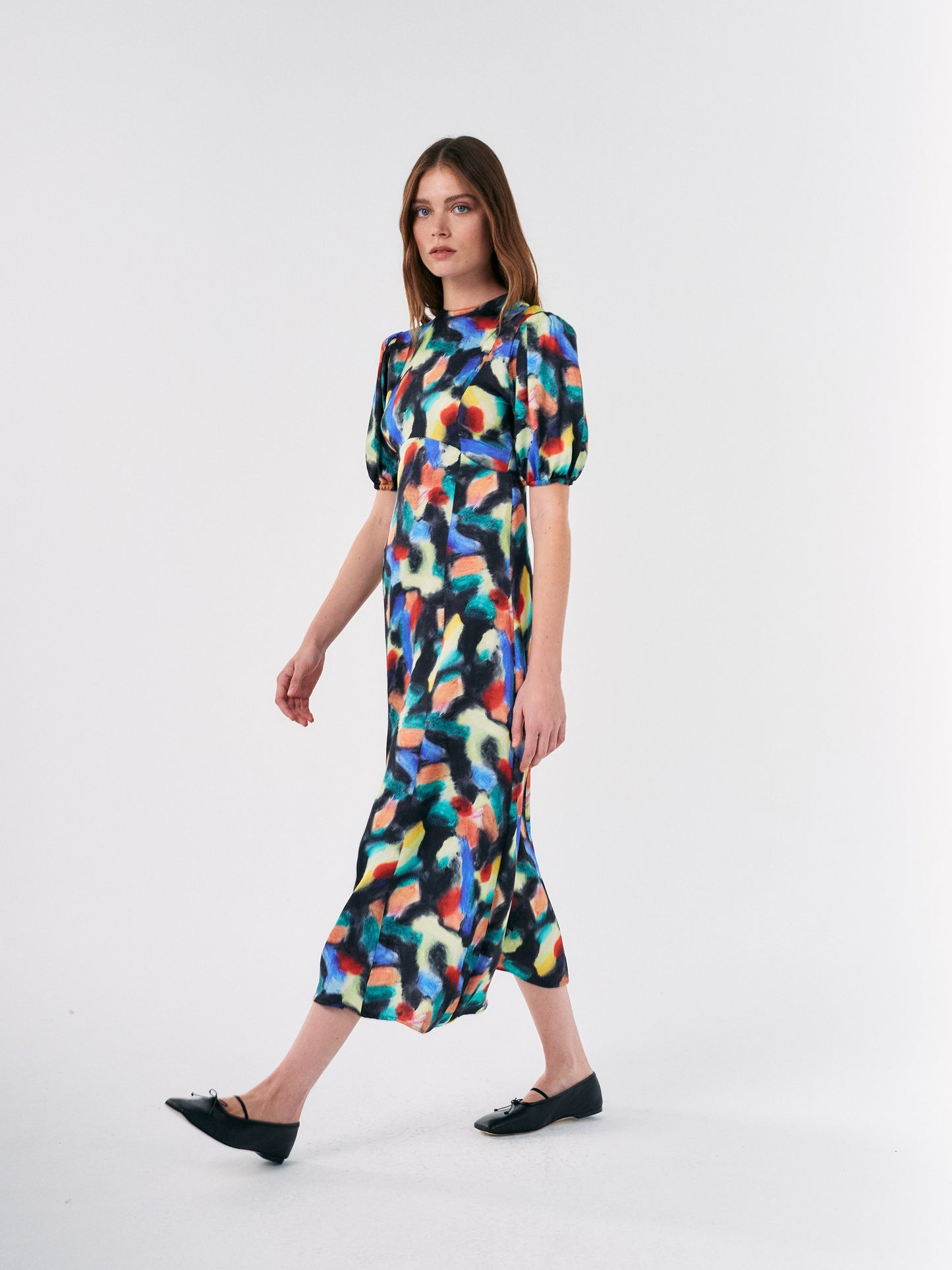 FANTASY WORLD PRINTED DRESS
