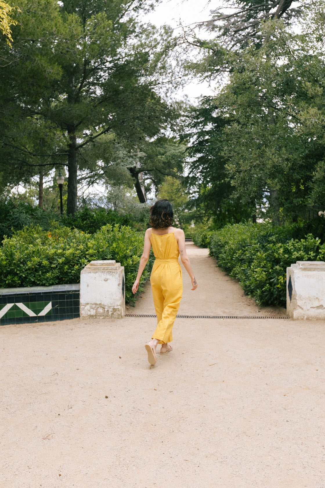 MARGA LINEN BLEND JUMPSUIT