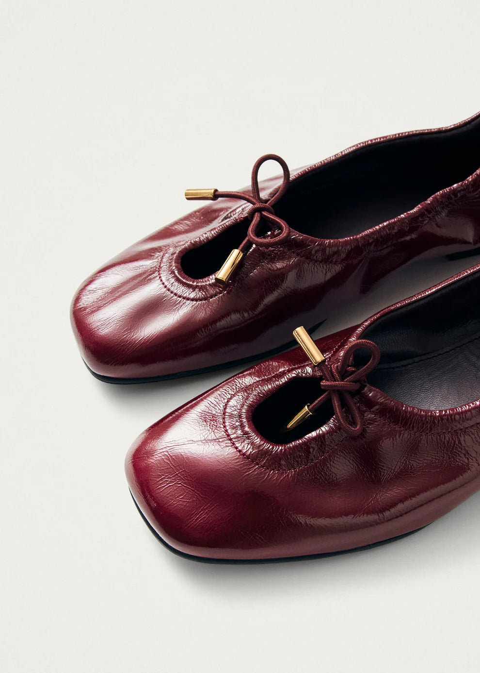 ROSALIND PATENT BURGUNDY