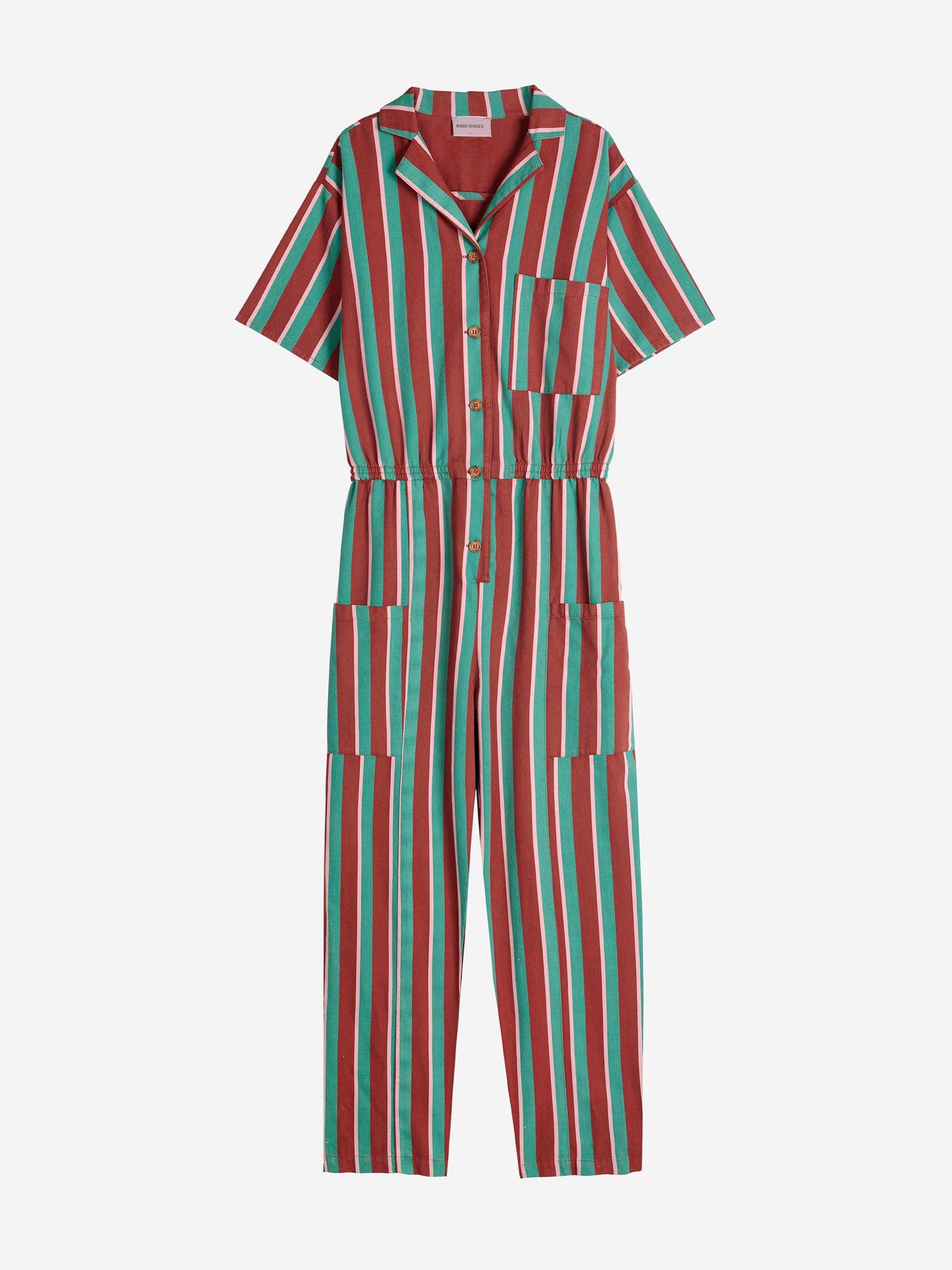 Multicolor stripes jumpsuit