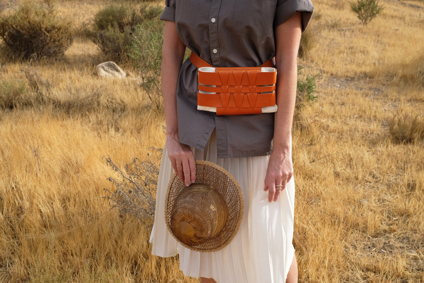 NERJA POUCH ECRU
