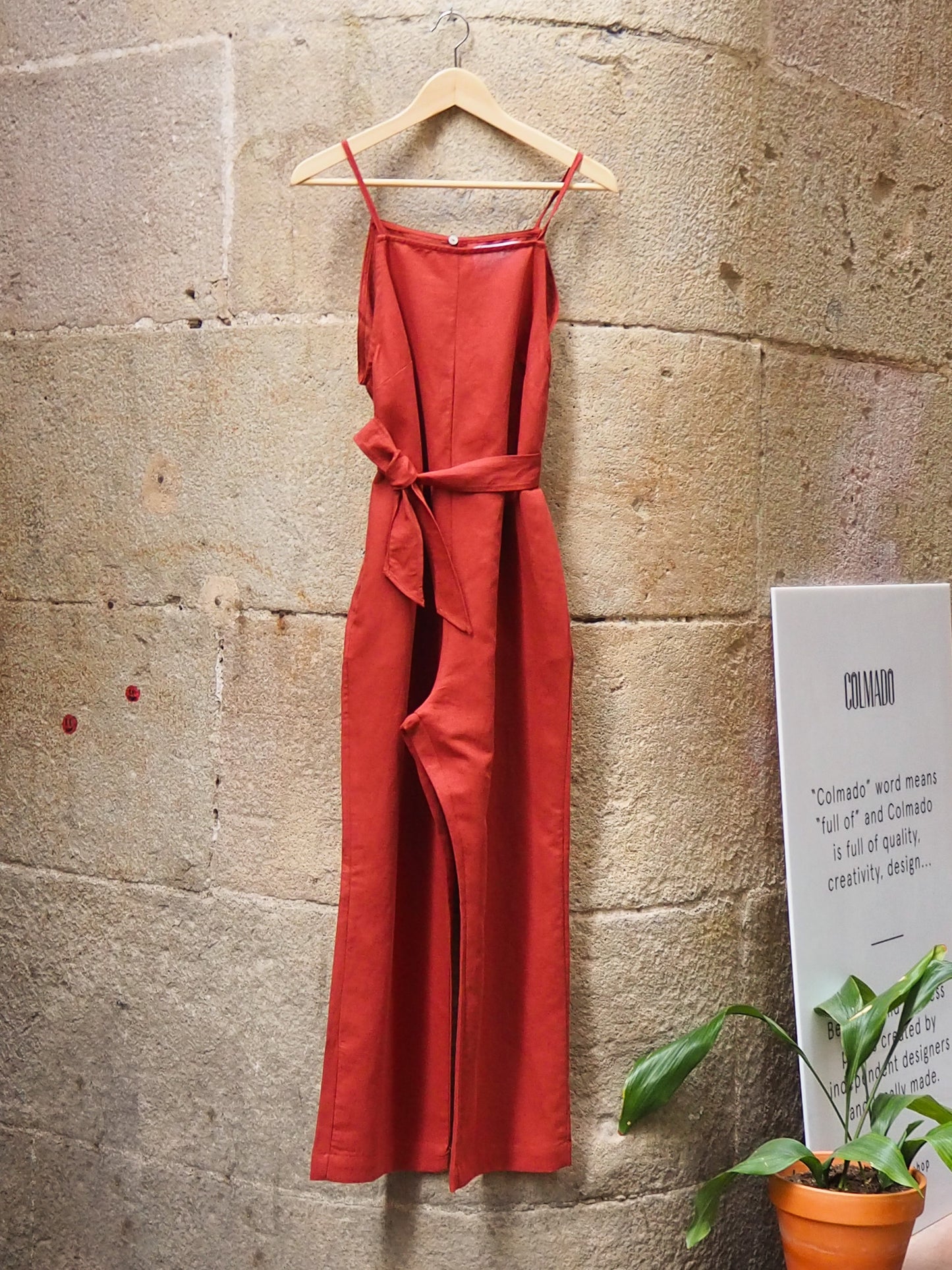 MARGA LINEN BLEND JUMPSUIT