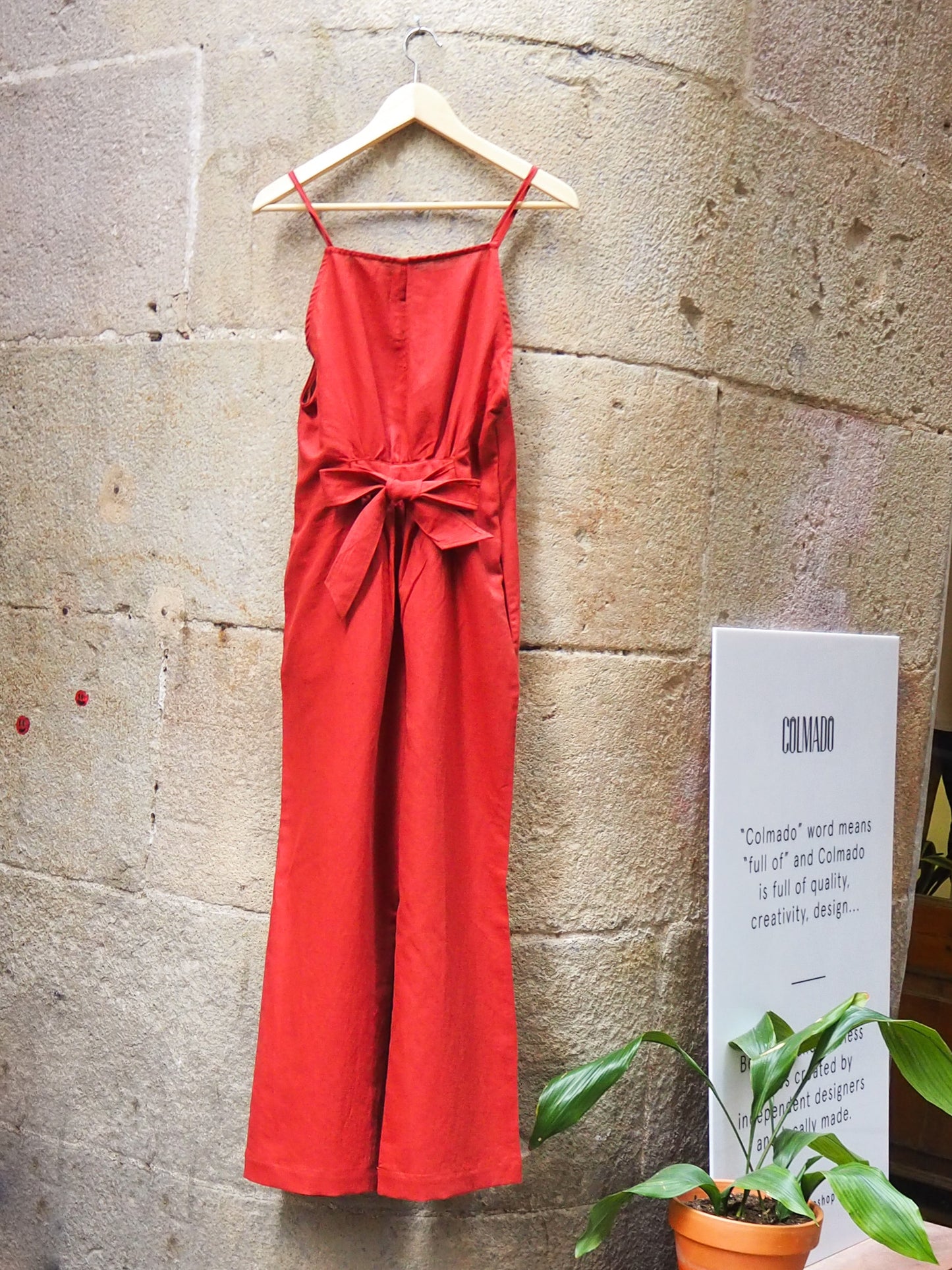 MARGA LINEN BLEND JUMPSUIT