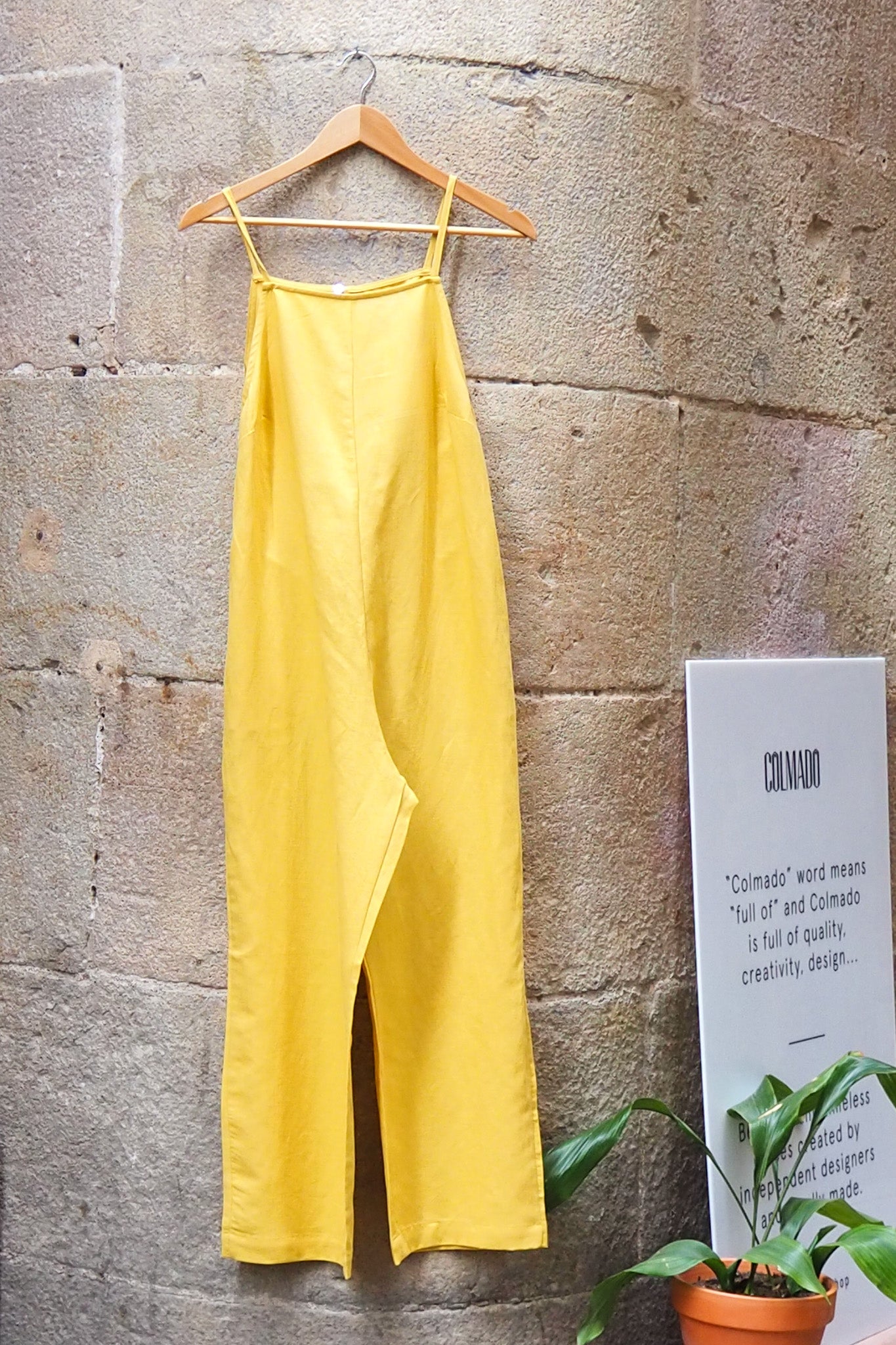 MARGA LINEN BLEND JUMPSUIT