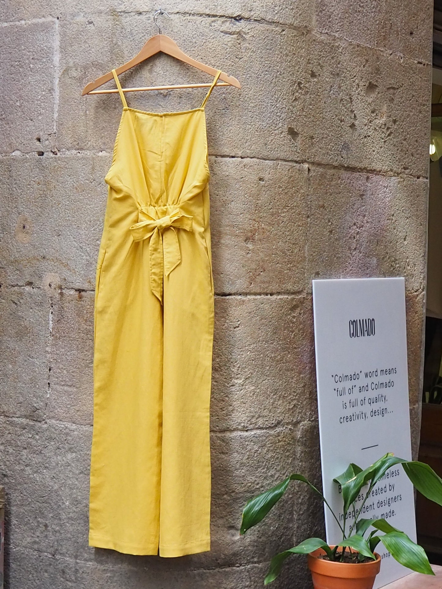 MARGA LINEN BLEND JUMPSUIT