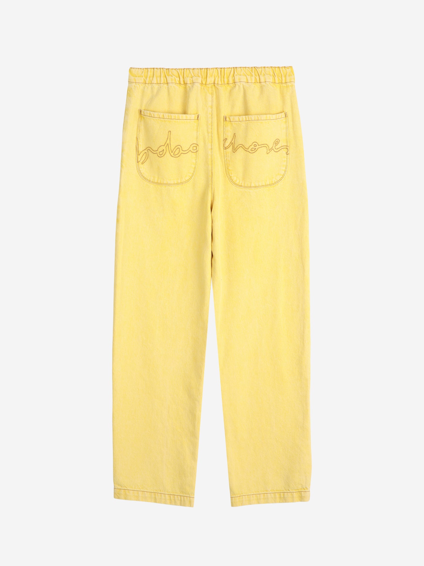 WASHED YELLOW JEANS