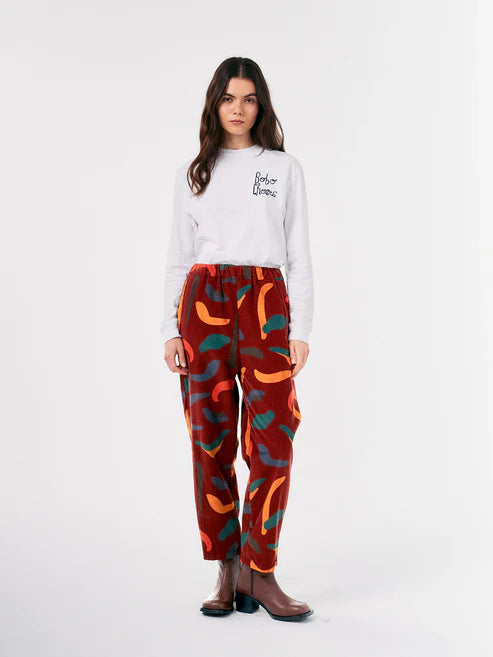 BRUSHSTROKES COCOON PANTS