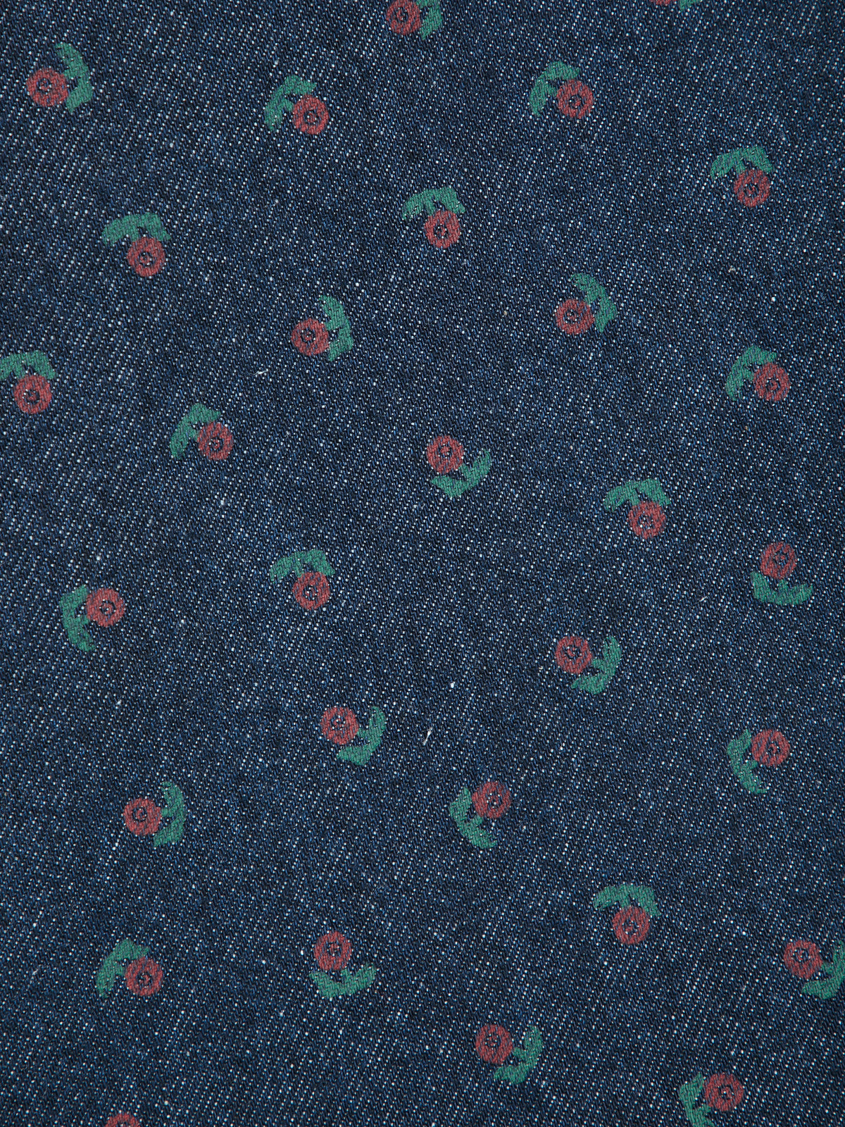BAGGY PRINTED BLUE JEANS