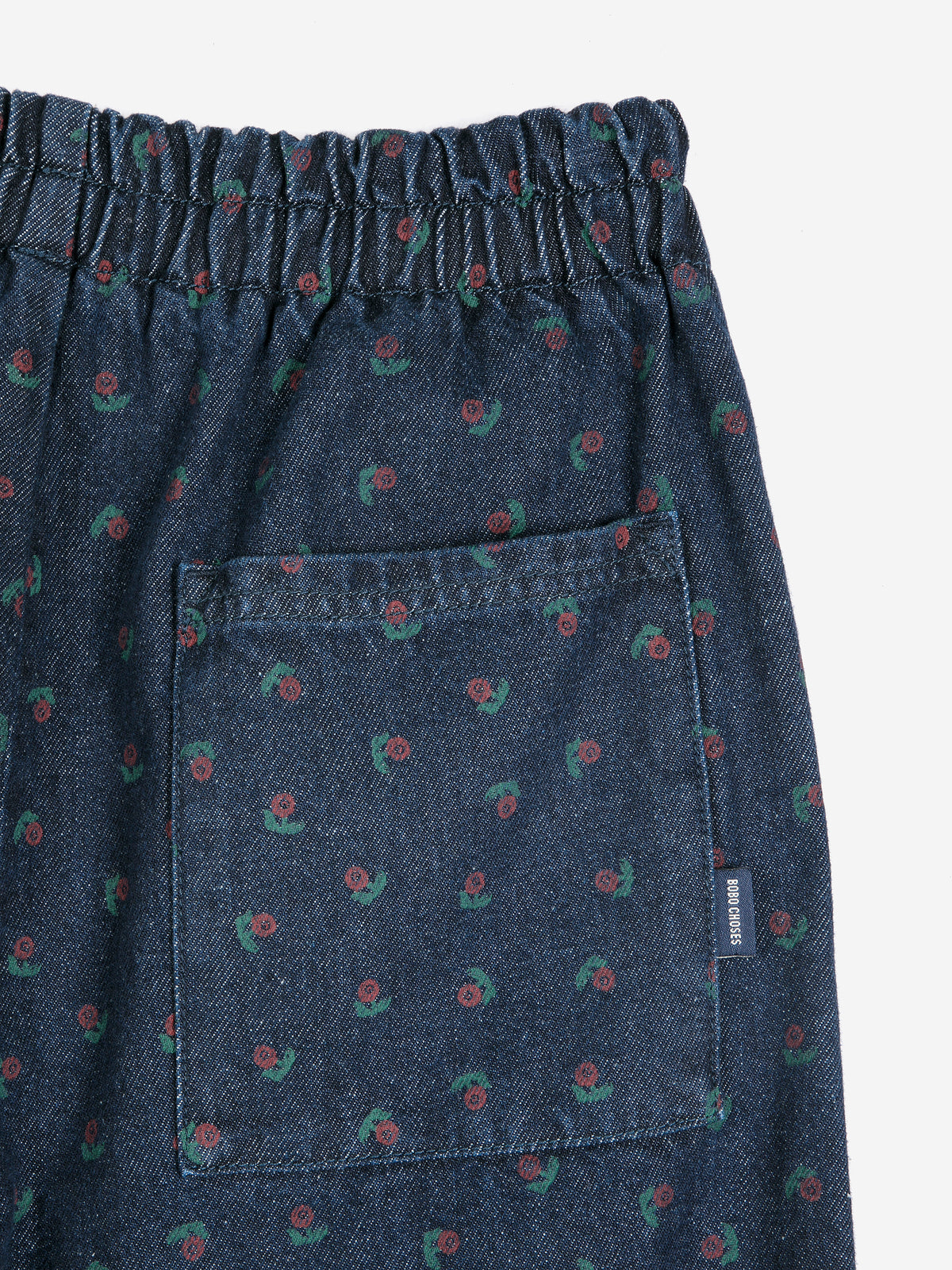 BAGGY PRINTED BLUE JEANS