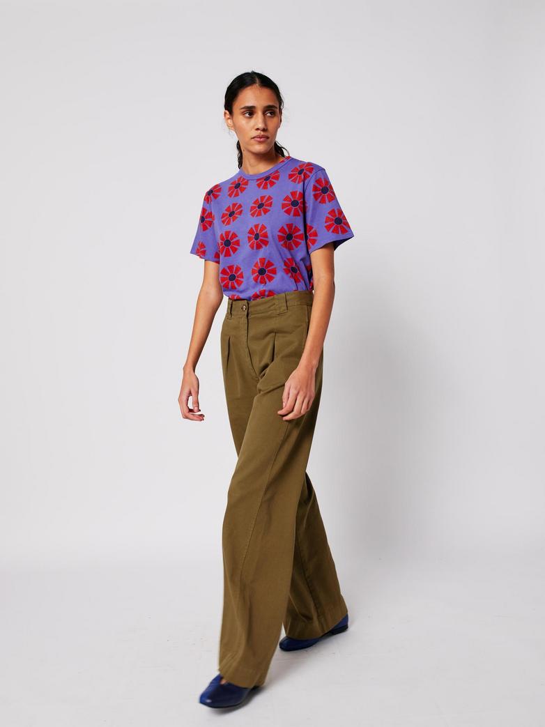 PLEATED WIDE LEG PANTS