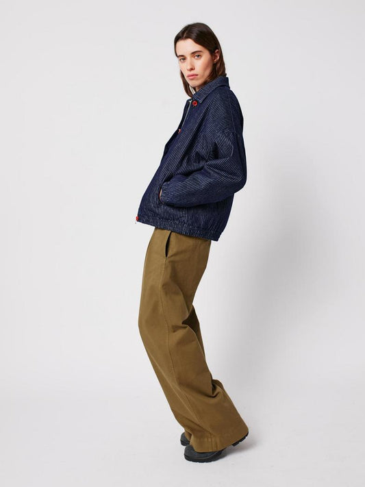 PLEATED WIDE LEG PANTS